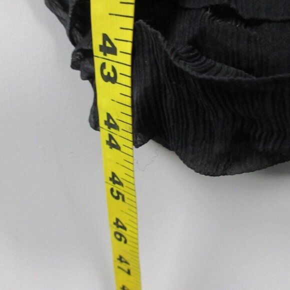 Tadashi Collection Silk Dress 16 Black Beaded Bodycon Elegant Luxury Formal 496 - Picture 2 of 12